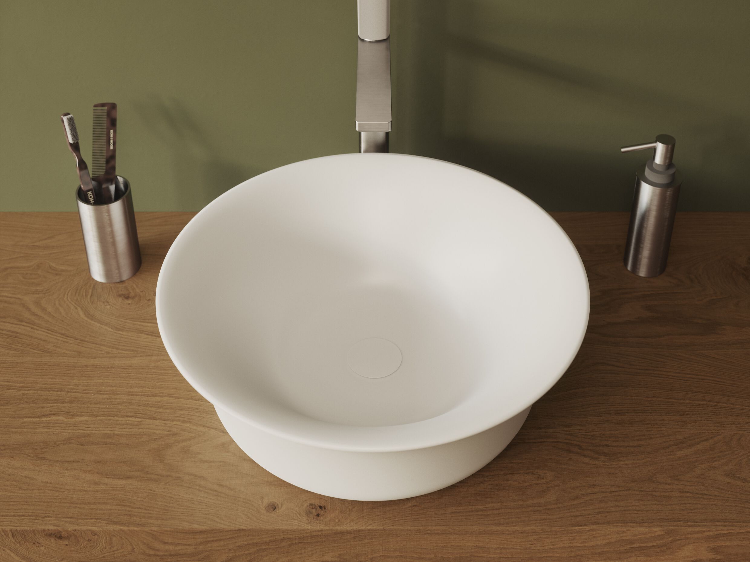 Керамическая круглая столешница GSG Ceramic Design Flut ARCH-00041071