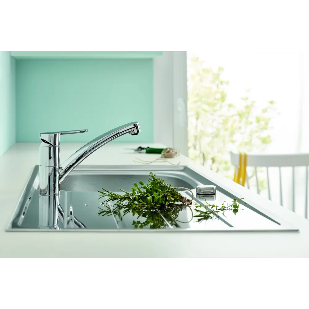 Смеситель для кухни Grohe Start Eco 17.4 см цвет хром 82926284 STLM-2208410 - Вид №3