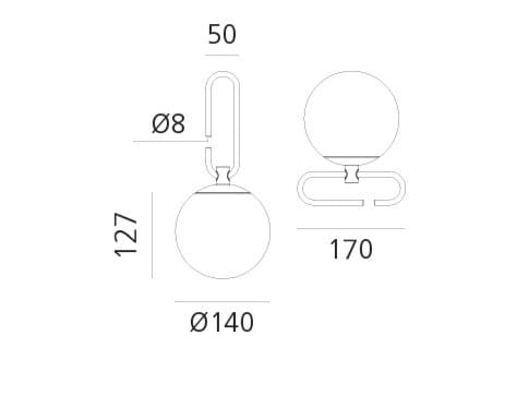 Светодиодная настольная лампа из дутого стекла Artemide nh ARCH-00101248 - Вид №14