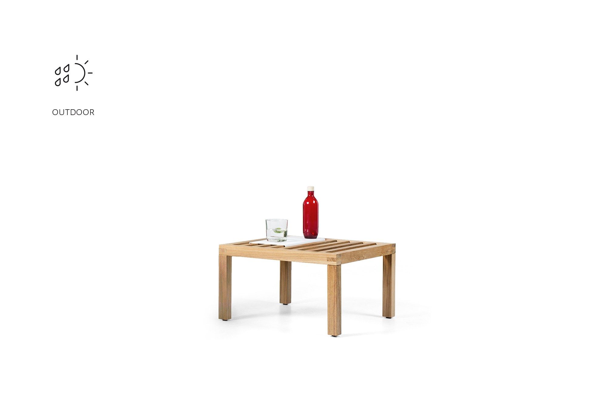 Квадратный садовый столик prostoria Umomoku ARCH-00077161 - Вид №5
