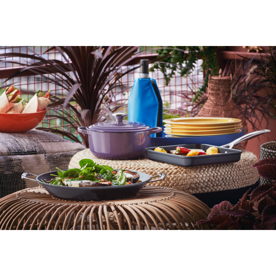 Кастрюля чугунная Le Creuset, Ø24 см, фиолетовая 21177247222430 - Вид №9