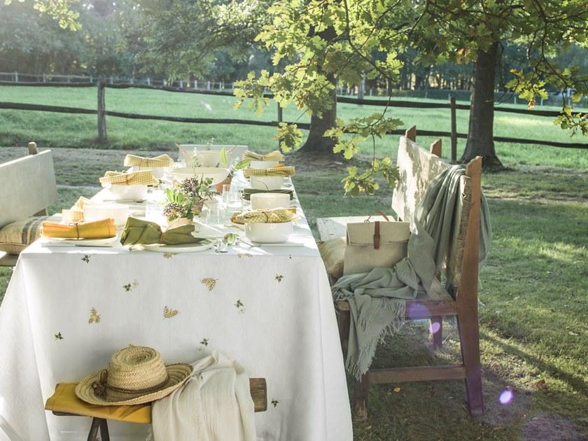 Alexandre Turpault Скатерть льняная Vert galant sun-id-1497405 - Вид №1