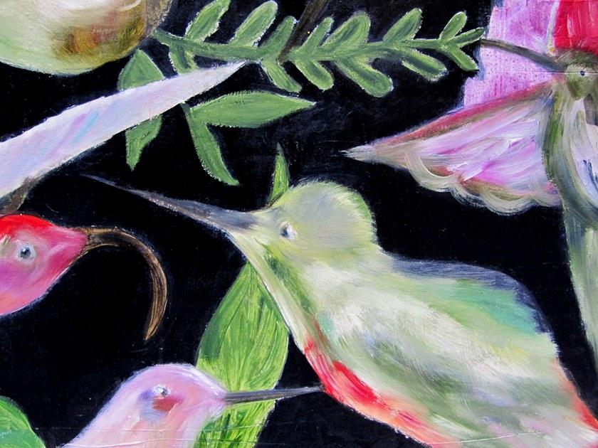 ICI ET LÀ Смешанная техника на холсте K. fabrizzi Kf33 - Вид №3