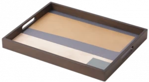 Ethnicraft Поднос деревянный прямоугольный Urban geometry 20938