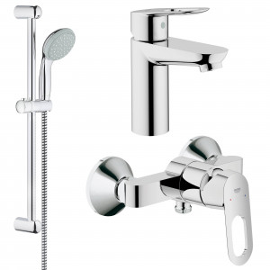 118111 Набор смесителей Grohe BauLoop хром