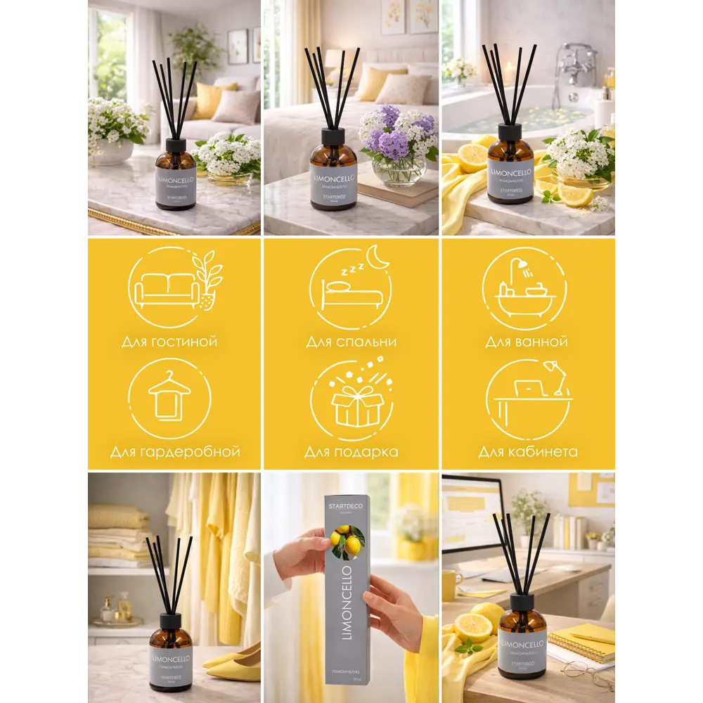 Диффузор Startdeco Limoncello S311311 50 мл STLM-2113337 - Вид №3