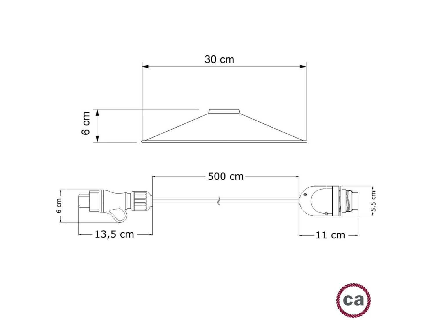 Открытый подвесной светильник Creative Cables открытый IP65 ARCH-00140775 - Вид №5