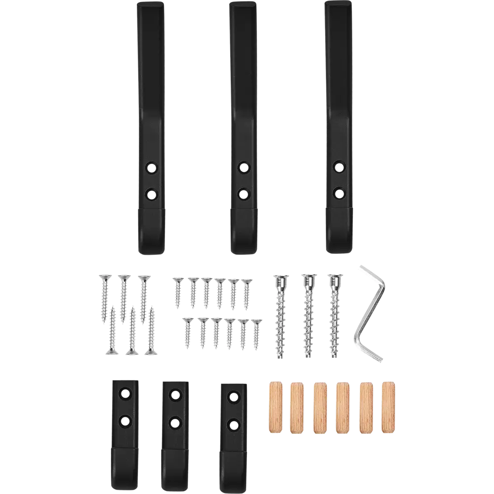 Santreyd Вешалка настенная с шестью крючками для эргономичного хранения 89378624 STLM-1341707 - Вид №4