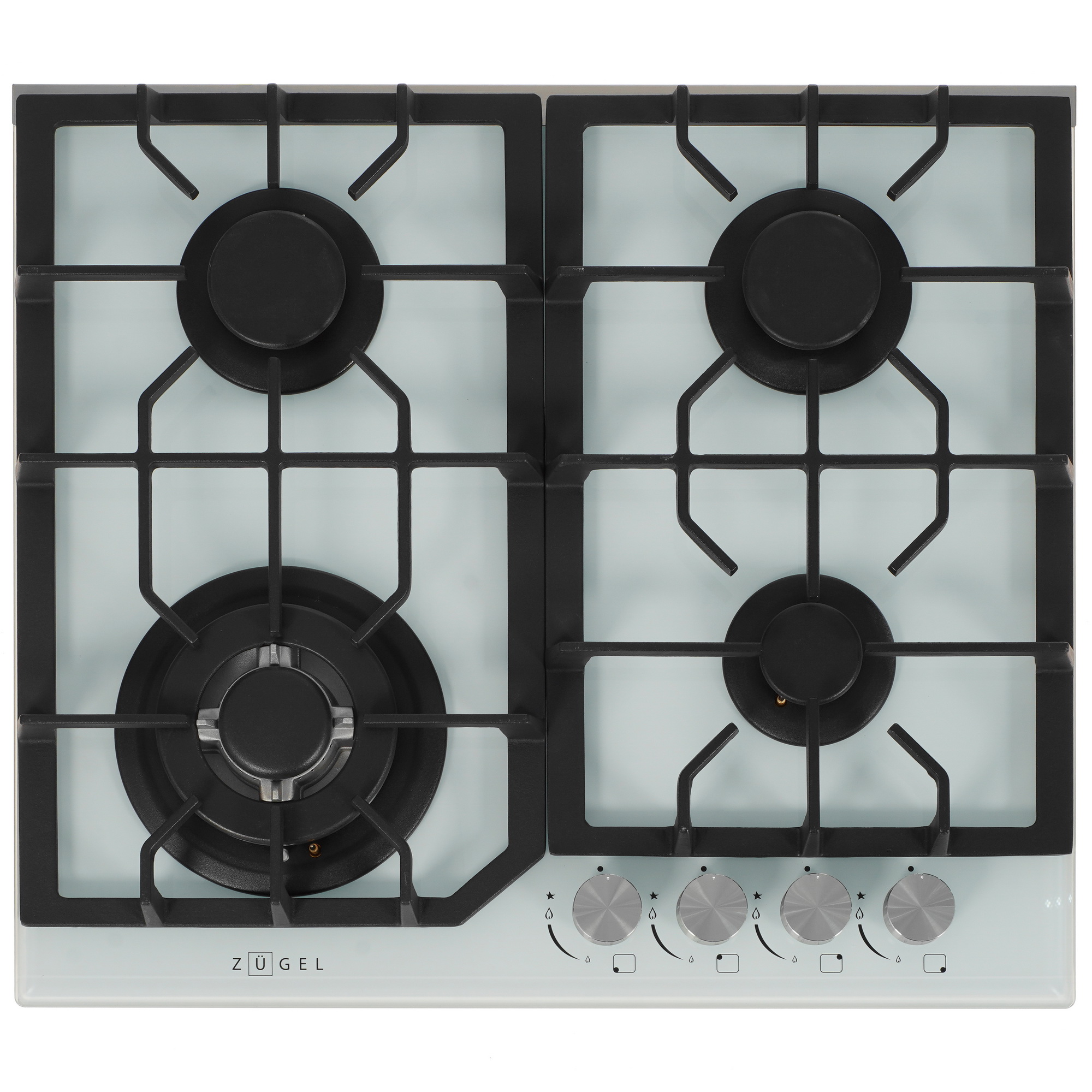5361941 Газовая варочная поверхность ZUGEL ZGH601W STDN-0030066