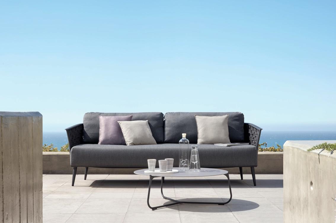 MNST583 3-х мест. белый веревка 45мм серебристая Manutti Cascade - Вид №1