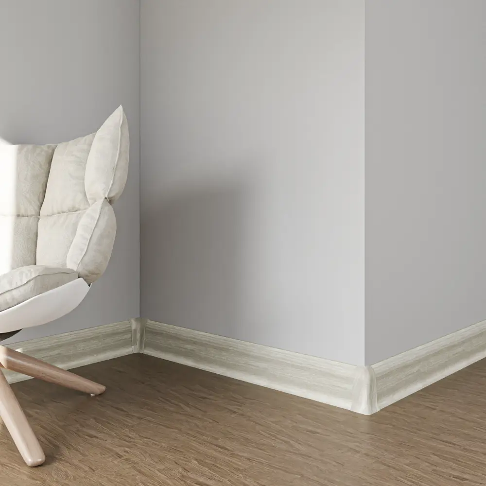 ARTENS Плинтус напольный ПВХ с кабель-каналом Дуб Петра 7 см 83410249 STLM-0041081 - Вид №4