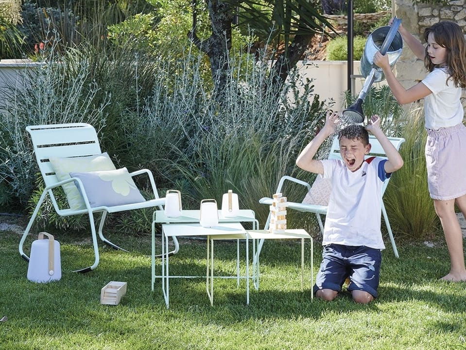 Стальное кресло-качалка с подлокотниками Fermob Monceau ARCH-00036638 - Вид №5