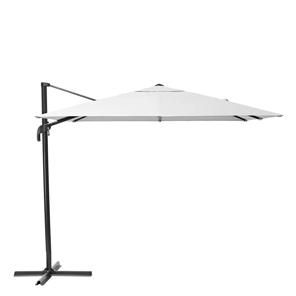 Naterial Aura — садовый зонт с боковой стойкой 286×286 см белый 82232810 STLM-1570652 - Вид №2