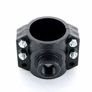 Врезка монтажная 63 x 3/4" ВР, 4 болта, для труб ПНД UNIDELTA