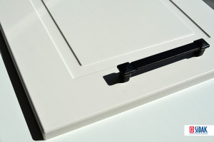 Фасады для кухни Модерн Фрезеровка «Ла Дефанс» 203 Серый шелк