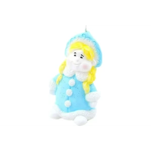 91528608 Свеча Магия Праздника Снегурочка 9.5 см цвет синий STLM-0818656