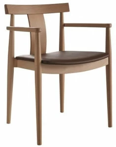 Sedex Штабелируемое кресло из экокожи с подлокотниками Blog