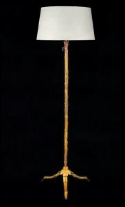 Tisserant Торшер из бронзы с регулируемой высотой