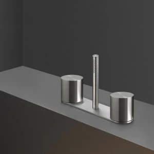 Обод монтаж комплект из 2-х последовательных смесителей с выдвижной цилиндрическими ручной душ диаметр 18 м т  OPS27 CEADESIGN