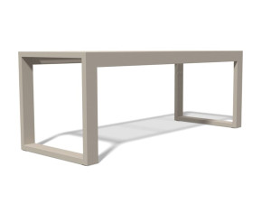 Прямоугольный стол из нержавеющей стали