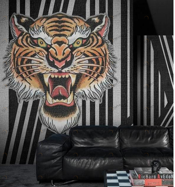 Wall&decò Обои с животными Contemporary wallpaper 2018 sun-id-1409067