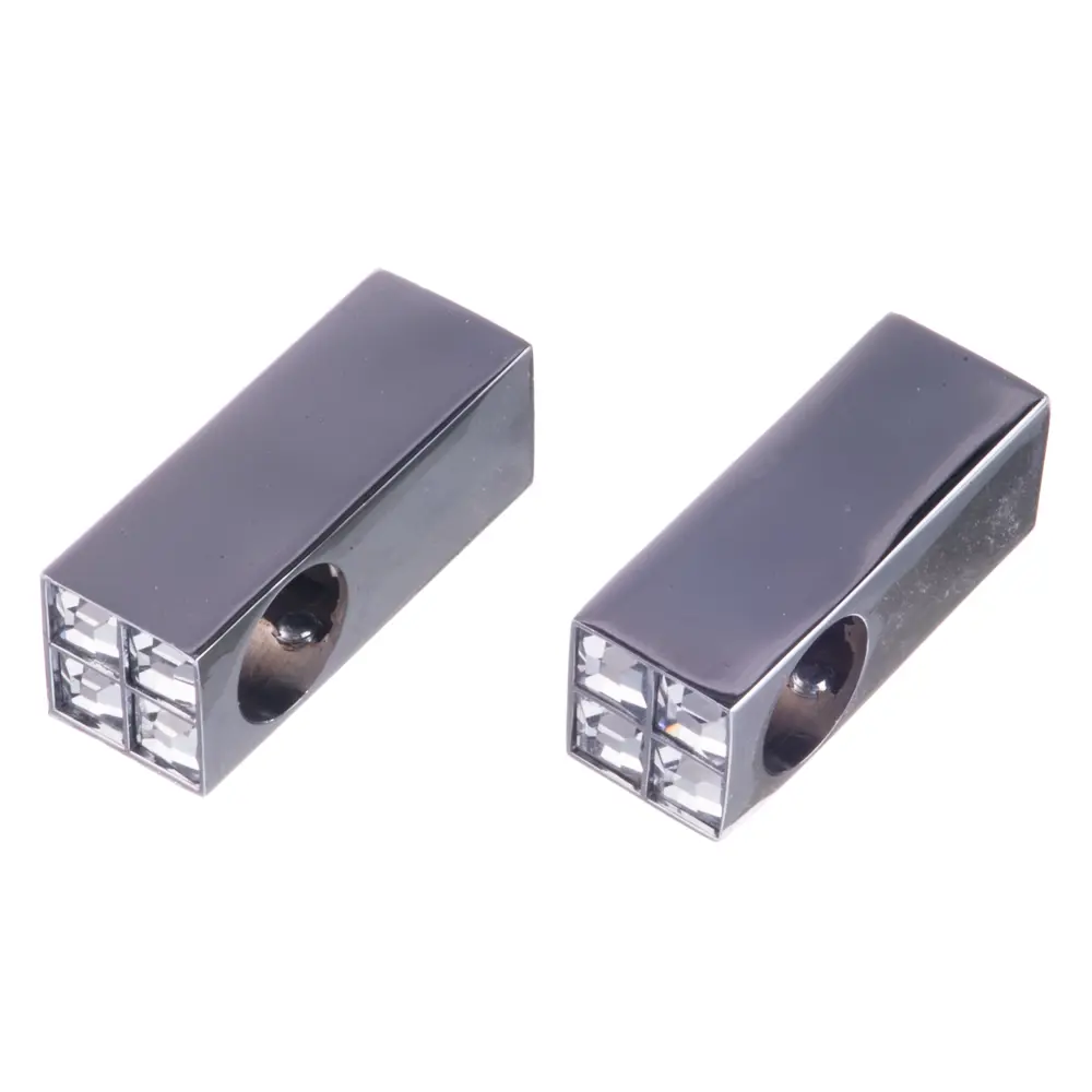 Комплект крепежей для рейлинга Delinia 120х90х50 мм цвет хром 15873621 STLM-2073055 