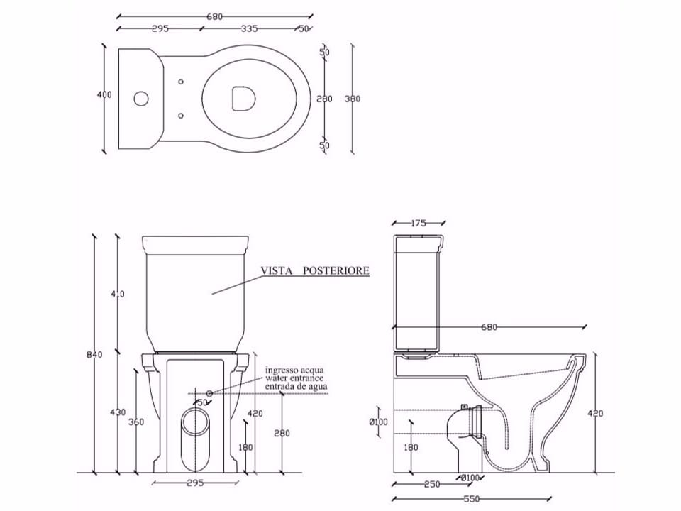 Керамический цельный туалет Galassia ETHOS ARCH-00138560 - Вид №5