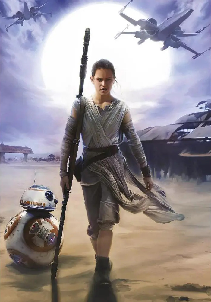 90020647 Фотообои Komar STAR WARS Rey 4-448 184x254 см STLM-0087438