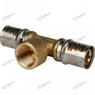 Тройник переходной STOUT ВР 20х1/2"х20 под пресс SFP0007001220