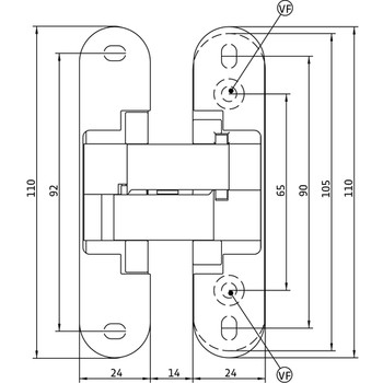 Петля Anselmi 130 2D Santreyd LK01-773 - Вид №1