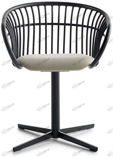 Crassevig 4-спицевый стул с подлокотниками Stem sun-id-1514721