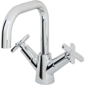 Смеситель для раковины Vidima Art двухвентильный цвет хром