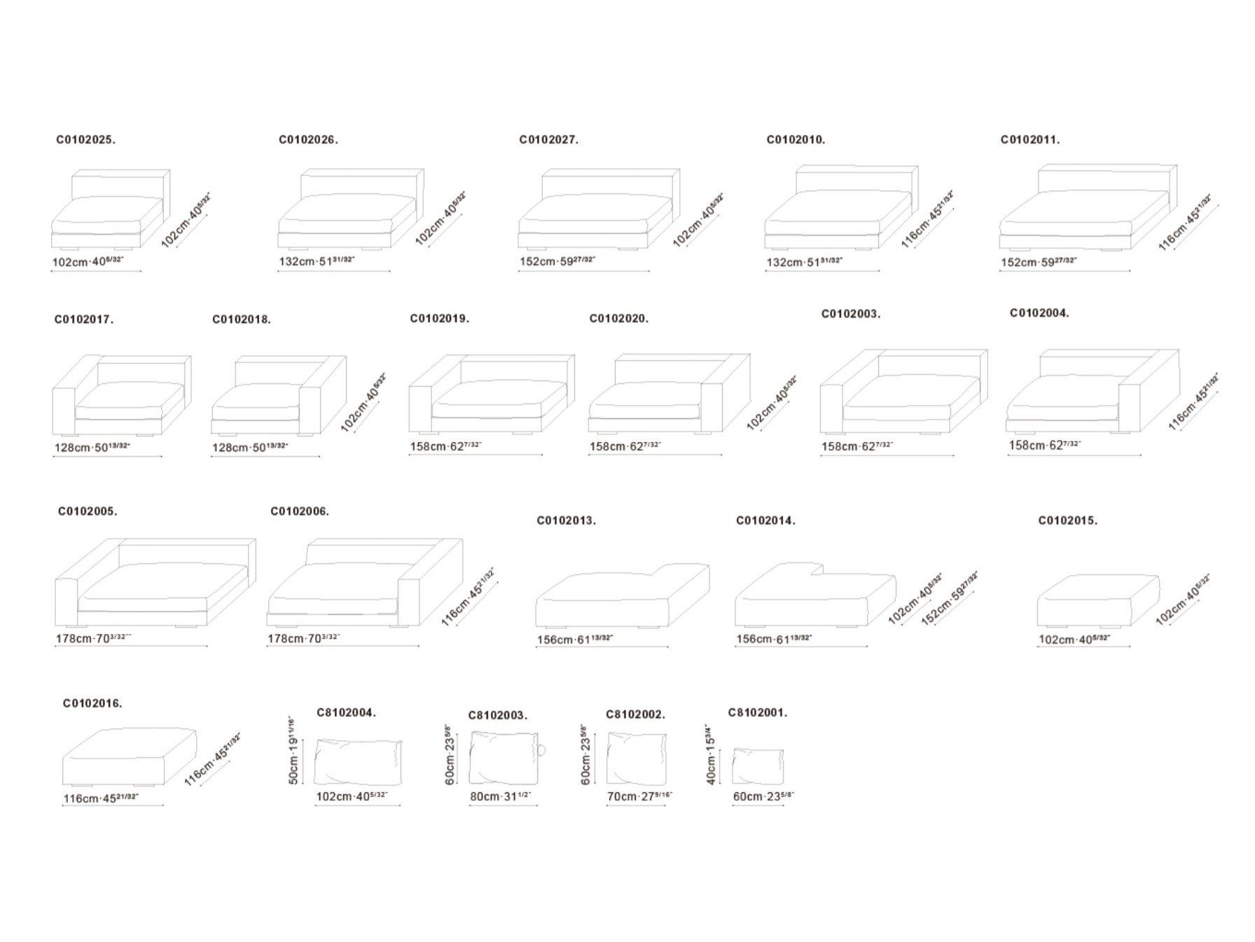 Модульный тканевый диван с полуостровом CAMERICH CASA ARCH-00108596 - Вид №3