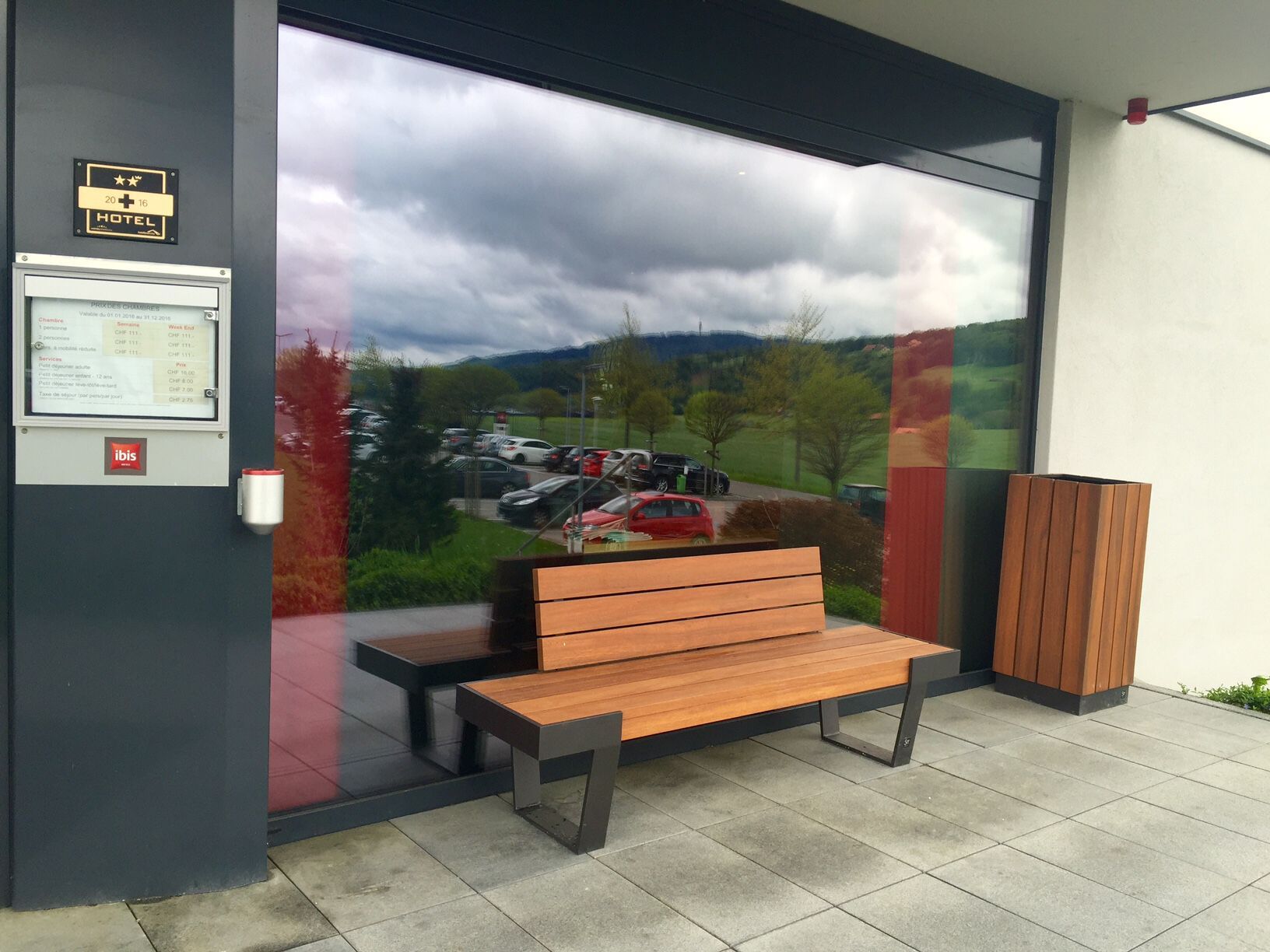 Деревянная скамья со спинкой SIT Wade ARCH-00121322 - Вид №3