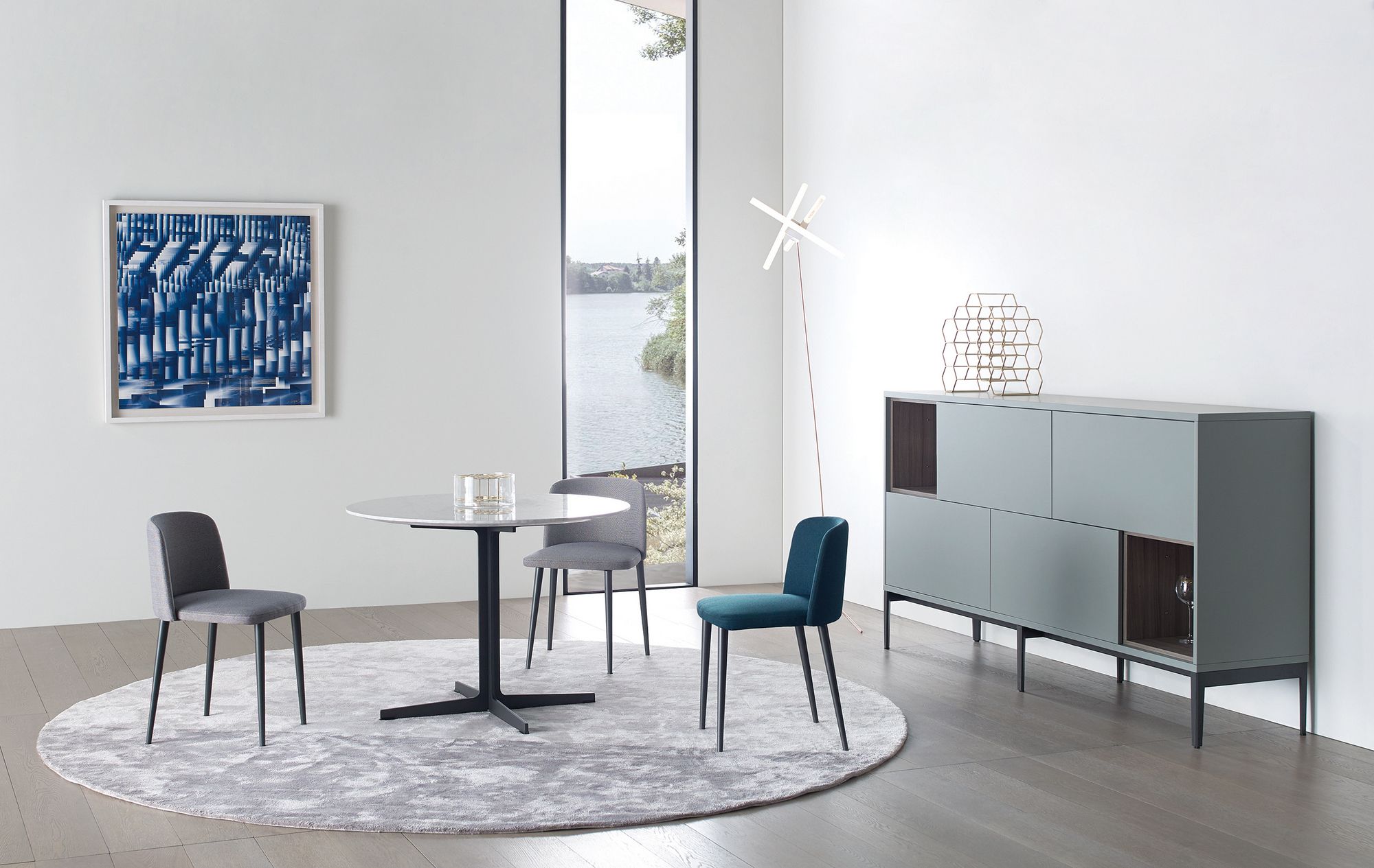 Мягкий стул из ткани CAMERICH Балет ARCH-00074002 - Вид №1