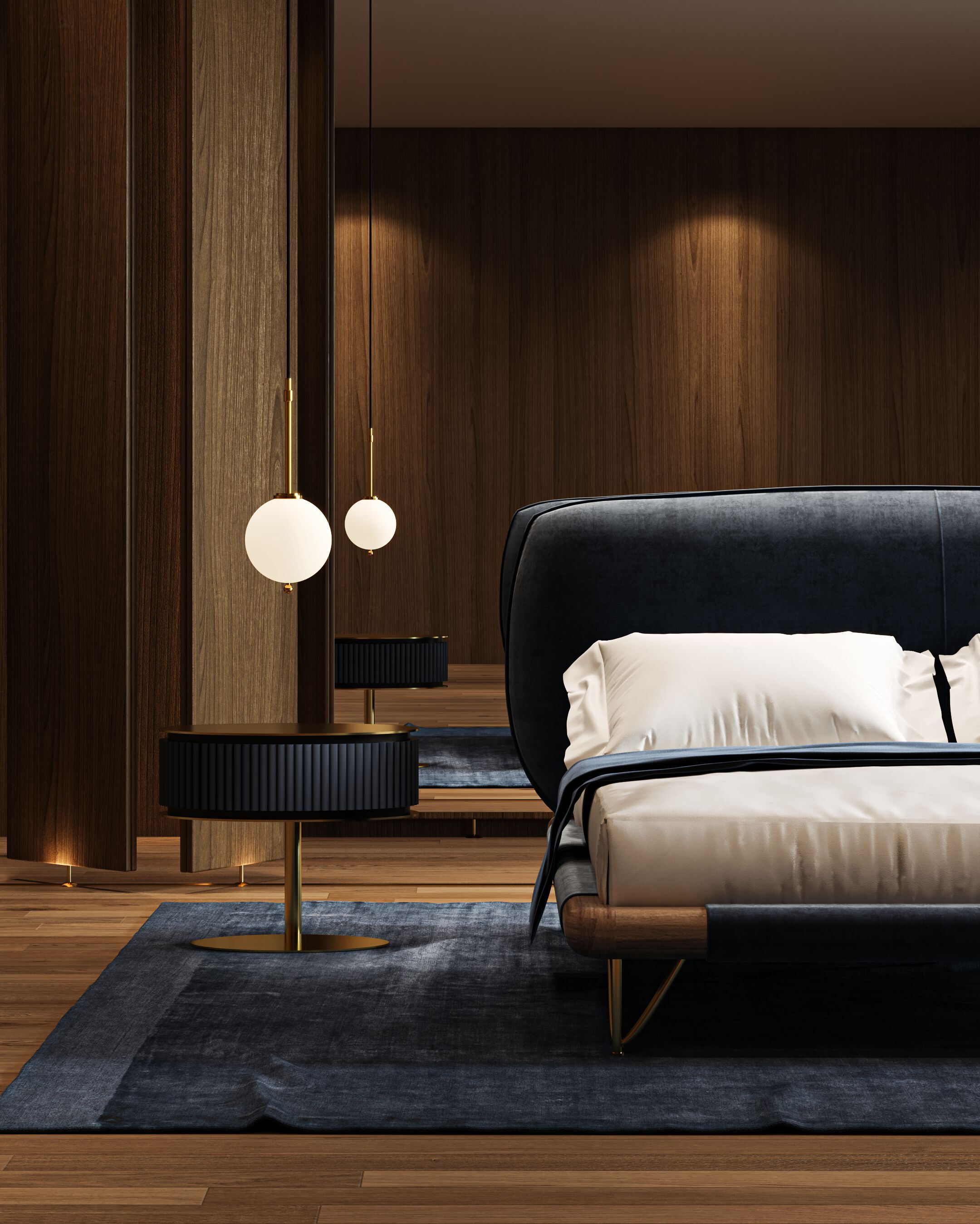 Двуспальная кровать с мягкой тканью CASA +39 ENCORE Italia ARCH-00123334 - Вид №5