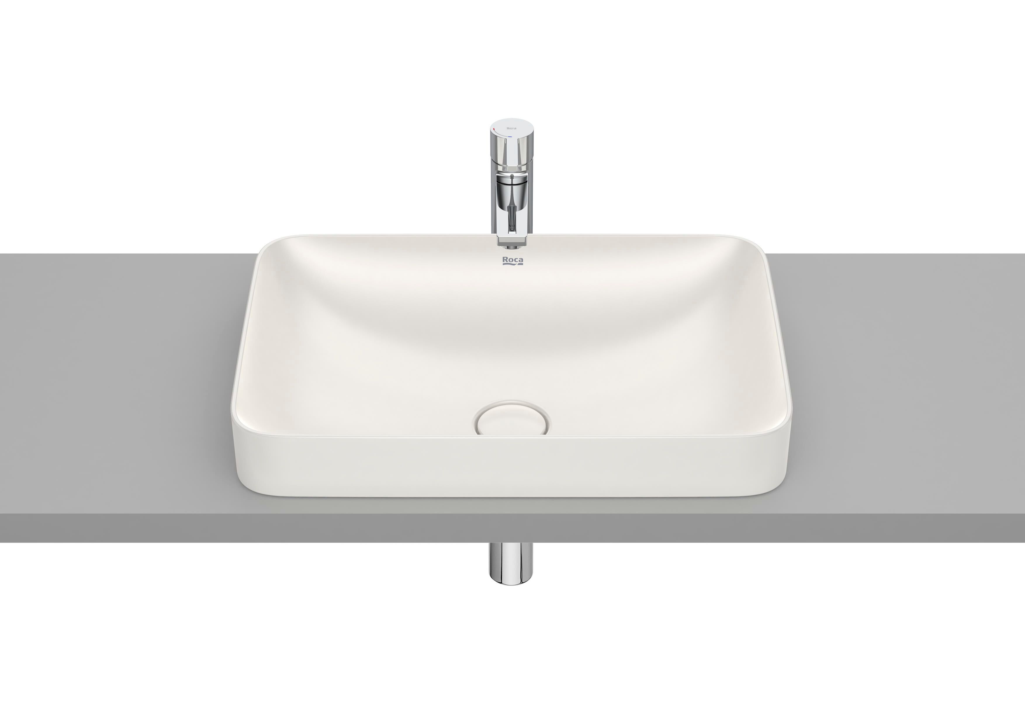 Керамическая раковина с одним полукругом Roca Inspira ARCH-00144216 - Вид №2