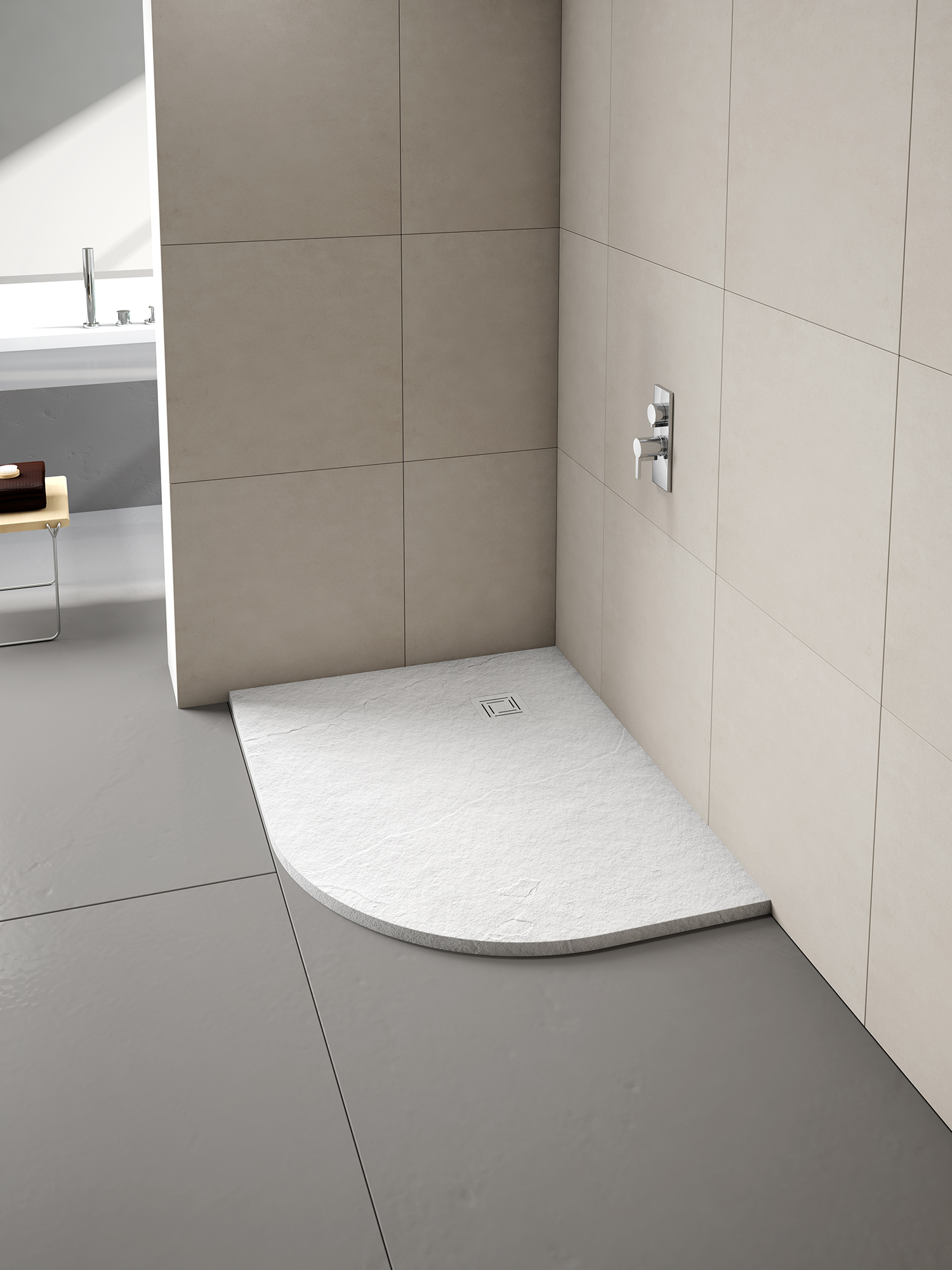 Душевой поддон T129HF L или R Merlyn Truestone - Вид №4