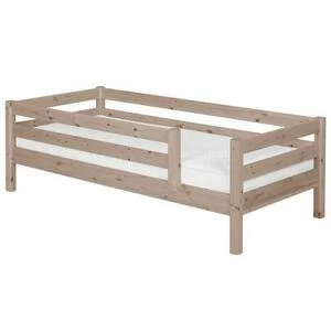 Кровать Flexa Classic с предохранительной планкой, коричневая, 190 см