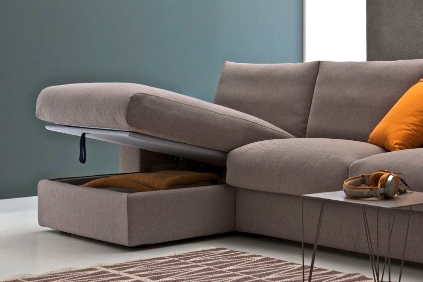 Диван раскладной прямой темно-серый "Алберта" ALTA COMFORT ЛОТОС 030804 Серый  - Вид №2