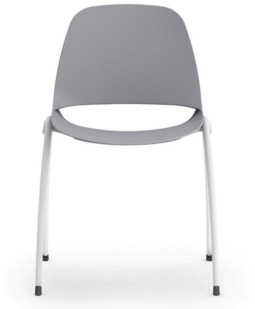 Leyform Эргономичное штабелируемое кресло из стали и полипропилена Cosmo 0310w - Вид №1