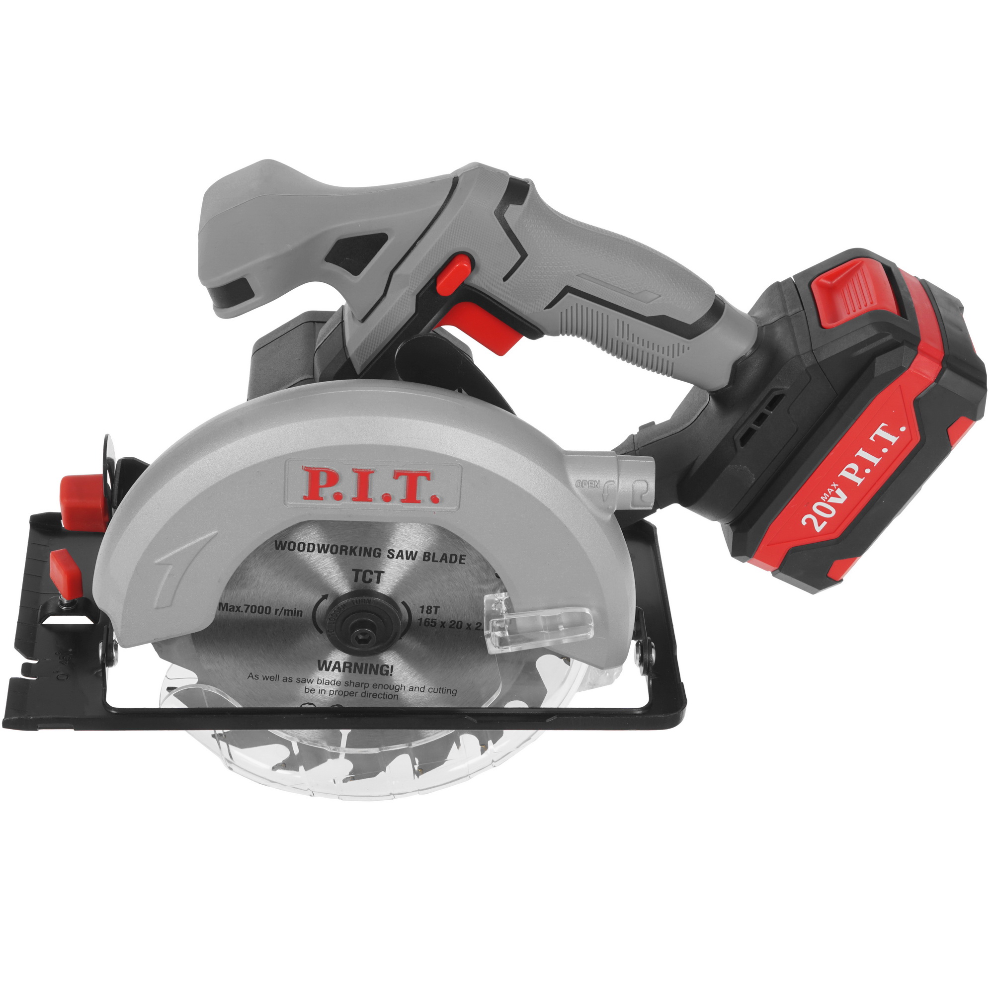 Пила дисковая P.I.T. PKS20H-165A/1 OnePower 20V 9938105 PIT STDN-0148332 - Вид №1