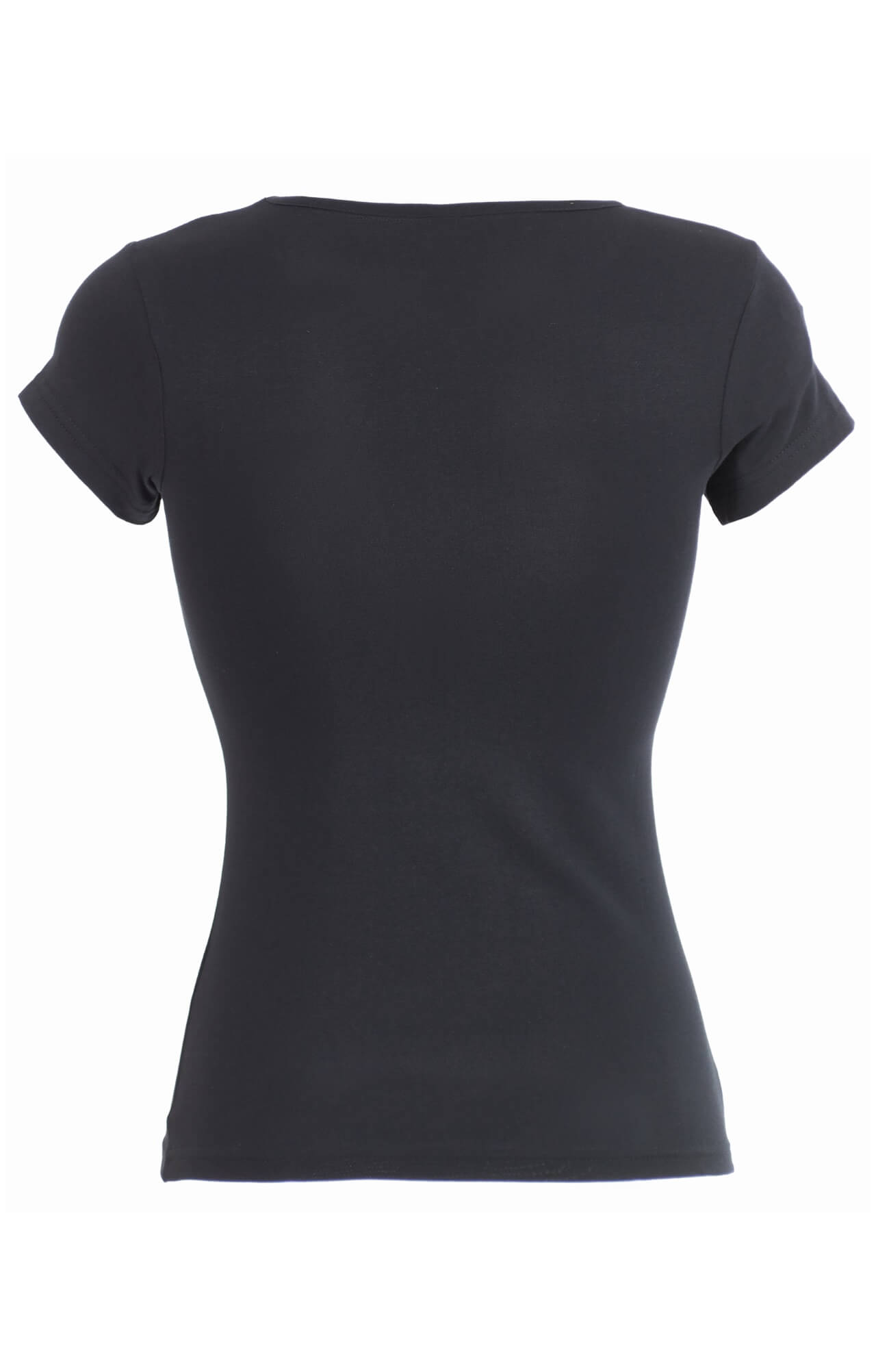 62112 Футболка женская черная LUXE  Одежда для официантов  размер XS  - Вид №3