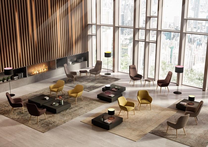 Quadrifoglio Прямоугольный пуф из ткани City sun-id-1466454 - Вид №4