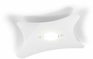 Metal Lux Стеклянный светодиодный потолочный светильник Manta