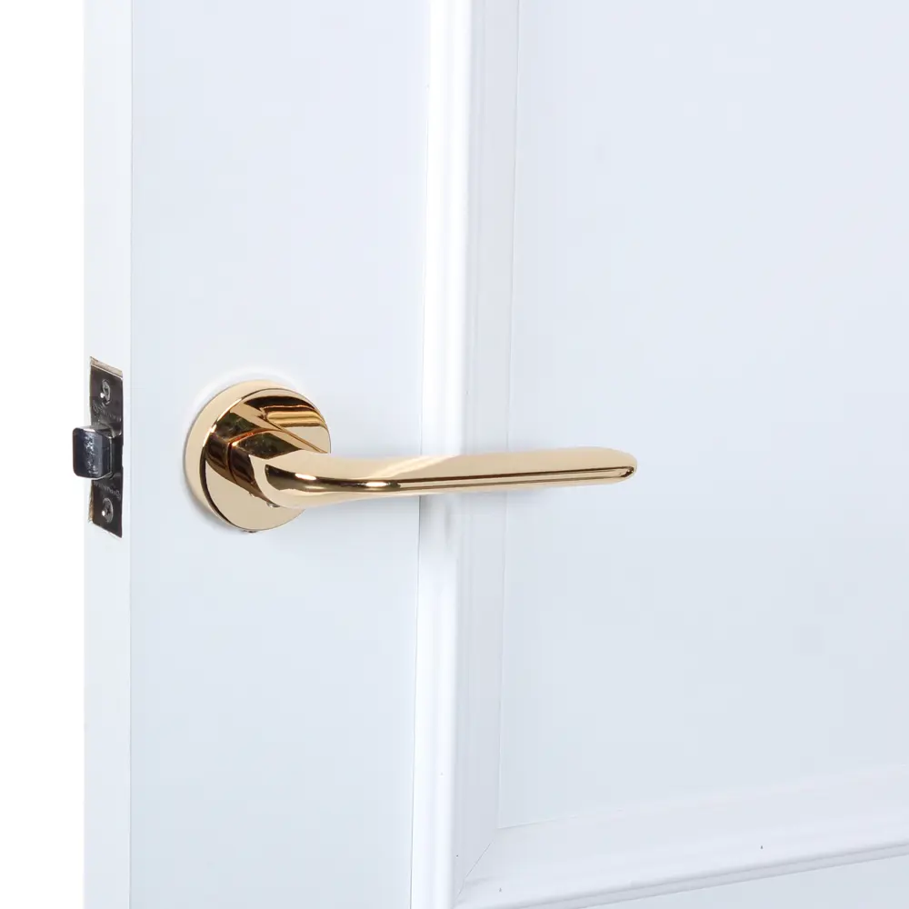 Ручка дверная на розетке EXCALIBUR URB4/HD GOLD-24, цвет золото ARMADILLO STLM-2167227 - Вид №5