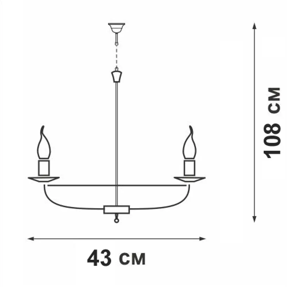Люстра подвесная Vitaluce Kantri 5 ламп 15м² Е14 цвет черненое золото STLM-2145705 - Вид №15