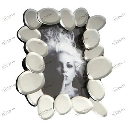 Рамка для фотографий 23х21 см черная Petra SCHULLER  00-3882214 Серебро;черный 