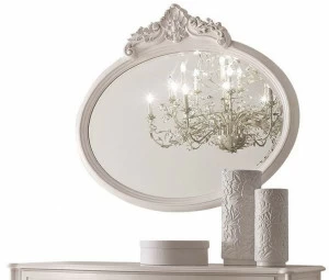 VOLPI Овальное зеркало с настенной рамой Emporio volpi Eclpe120