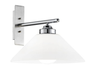 Светодиодный настенный светильник из латуни и стекла с фиксированным кронштейном